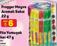 FROGGER MEYVE AROMALI SAKIZ 22 G